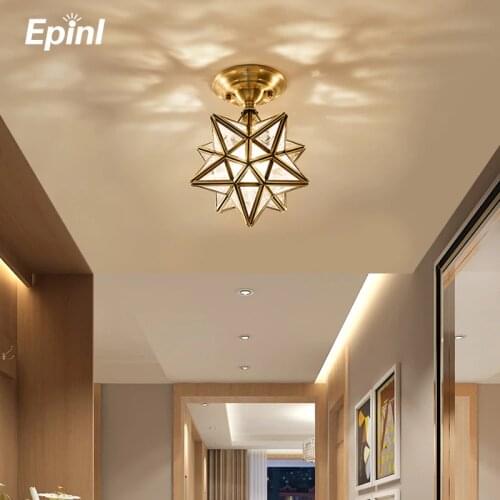 Epinl Modern Ceiling Lamp Star Bedroom Children Girls Room Living Aisle Lamp Projection Cloakroom Balcony Lamp Christmas Decor