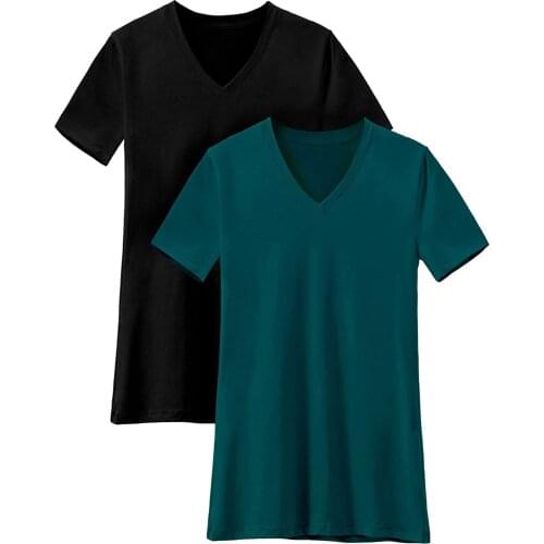 2020 Womens Color 2020 solid color T-shirt cotton casual
