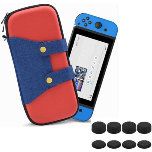 Ultra-thin Mesh Storage Bag Inner soft flocking lining Carry Case For Nintendo Switch Switch Joy-con Thum Stick Analog Caps