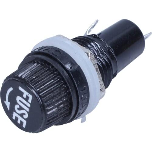 12mm Thread With Welding Panel Mount Fuses Holder Socket for Fuses 5x20mm