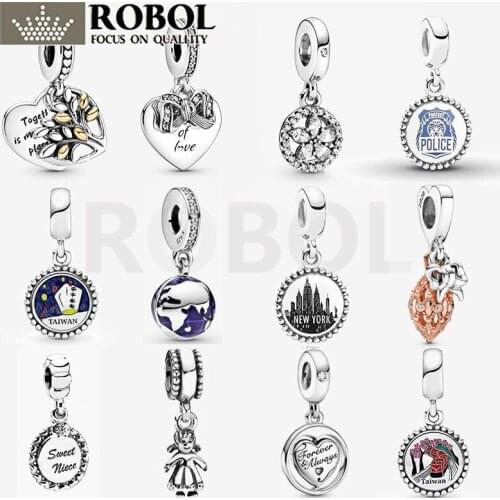 69 Original 925 Sterling Silver Jewelry Winter New Charm Suitable for DIY Bracelet Necklace Woman Jewelry Gift Free Shipping