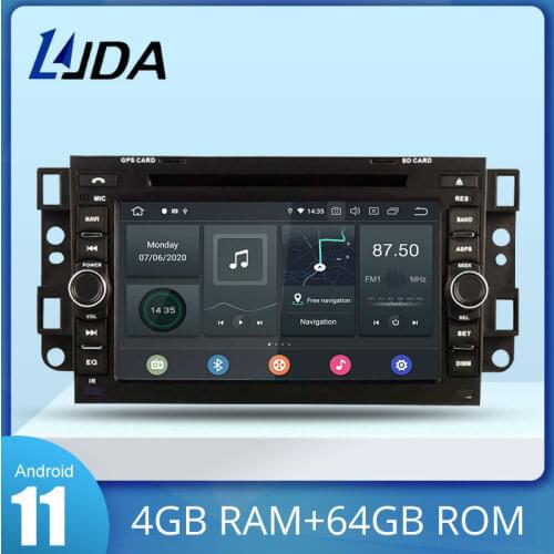LJDA Android 10.0 Car DVD Player For Chevrolet Aveo Epica Captiva Spark Optra Tosca Kalos Multimedia GPS Stereo 2 Din Radio DSP