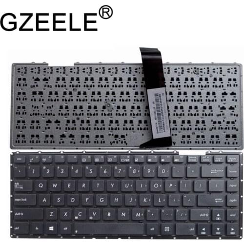 GZEELE US black keyboard FOR Asus S401 S401A S401U X401 X401A X401U English laptop keyboard black