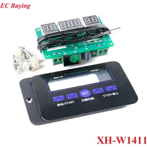 DC 12V Thermostat Digital Temperature Controller Sensor Switch Module Board AC 220V Thermometer Regulator -19~99 XH-W1411