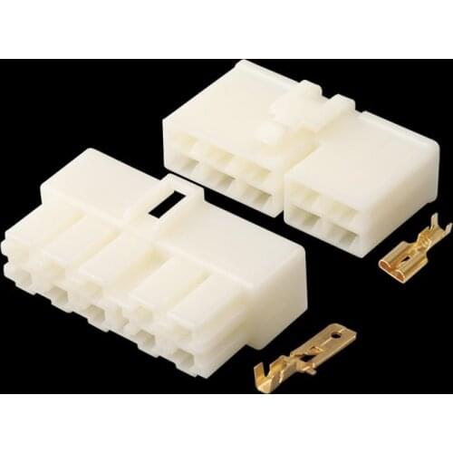 DJ7101-6.3-11/21 Car electric car connector 10P motorcycle electric plug socket