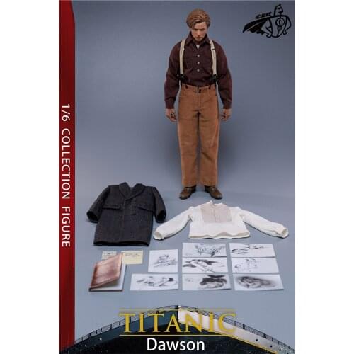 CHONG C001 1/6 Scale Titanic Little Plum Jack Coat Version 12-inch Action Figure Full Set Of Toy Collection Doll Models In Stock