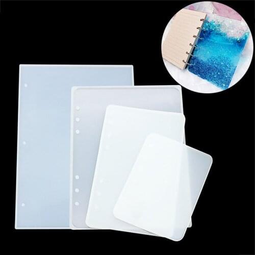 DIY Notebook Cover Resin Mold Crystal UV Epoxy Silicone Molds Transparent Book Creative Gift Resin Casting Molds Resin Craft