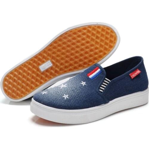 High Quality Slip on Womens Loafers Summer Fabric Fashion Ladies Canvas Shoes Round Toe Basic Women Flat Casual Shoes