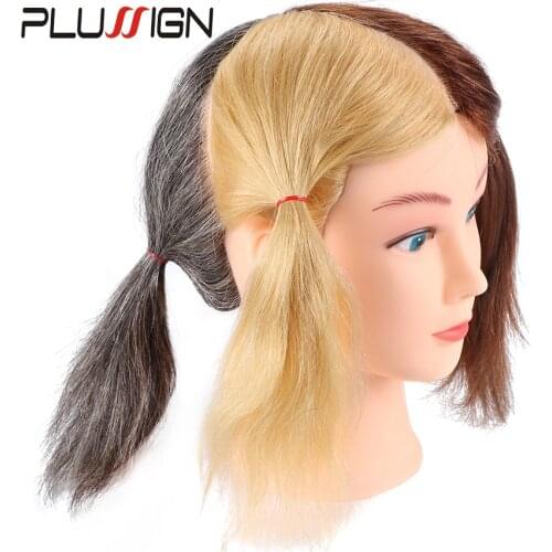 Hair Mannequins For Sale Mannequin Head To Practice Braiding 100 Human Hair Short Manikin Cosmetology Doll Head With 4 Colors