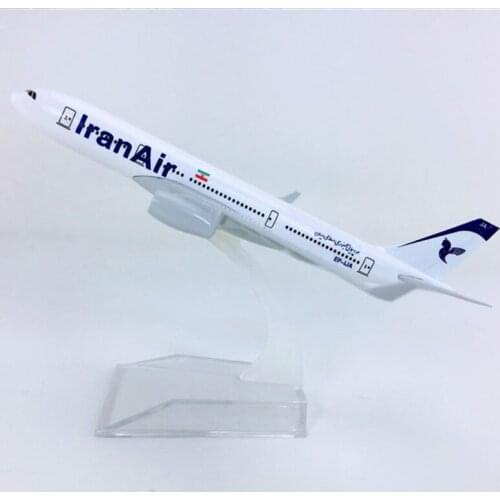 16CM 1:400 Scale Iran Air Airbus A330 Airlines Metal Diecast Airplane Model Plane Model Aircraft Kids Gifts Collectible Display