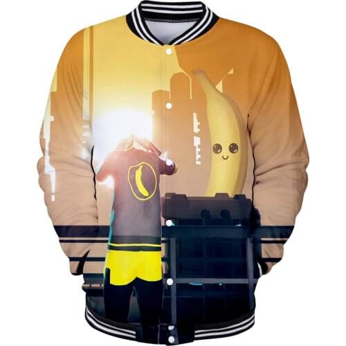 Hoodies My friend Pedro 3D Baseball uniform 2019 new Men/Women spring Casual Harajuku Baseball Jackets XXS- 4XL