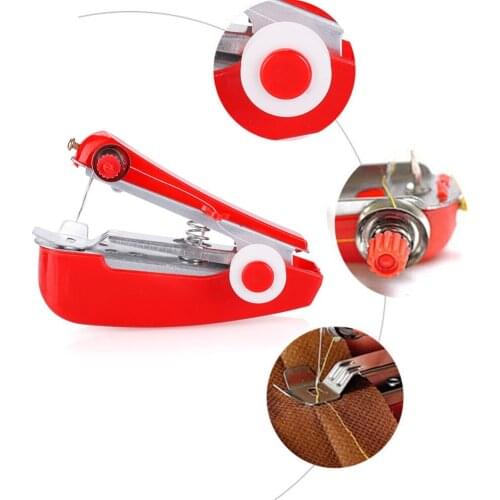 New Home Portable Cordless Hand-held Clothes Sewing Machine Travel Useful Tool #255615