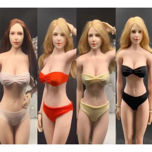 New Arrival 1/6th Model Sexy Womens Underwear, Bra Clothing Set For Mostly Rubberized Female Body Accessories