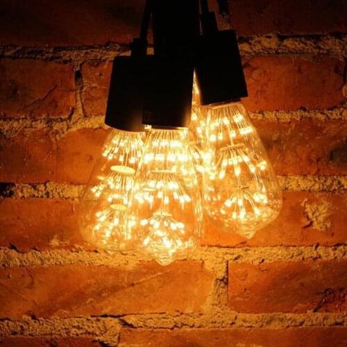 OYGROUP Retro Lamp Vintage Filament Light Incandescent Bulb Spiral Fairy Light LED Edison Bulb Lampada Ampoule #OY5B08
