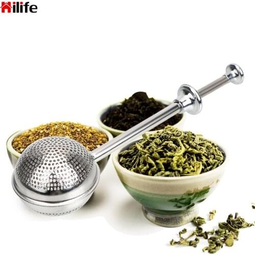 Tea Infuser Filter Adjustable Stainless Steel Teapot Spice Tea Tool Accessories Reusable Tea Strainer Ball Metal Tea Bag