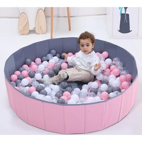 Folding Infant Dry Pool for Children with Ball Pit Portable Baby Playground Ocean Ball Box Playpen Toy Washable Fence