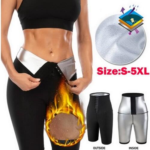 Body Shaper Pants Sauna Shapers Hot Sweat Sauna Effect Slimming Pants Fitness Short Shapewear Workout Gym Leggings Fitness Pant