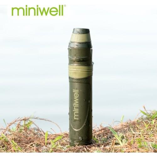 Miniwell camping water filters for water