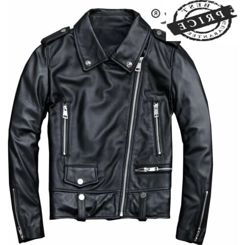 Jacket Genuine Leather Women Moto Jacket Real Sheepskin Coat Female Autumn Short Biker Natural Leather Outwear Clothes CC