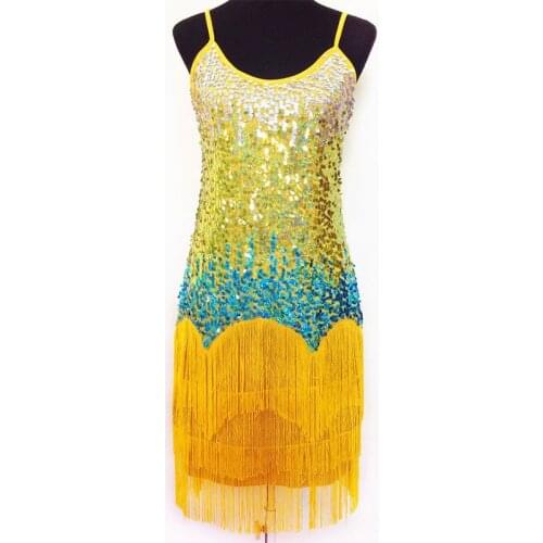 Lady Women Latin Dance Dress Costumes For Women Latin Fringe Dress Performance Dancing Dresses Dancewear Stage Wear Clothes