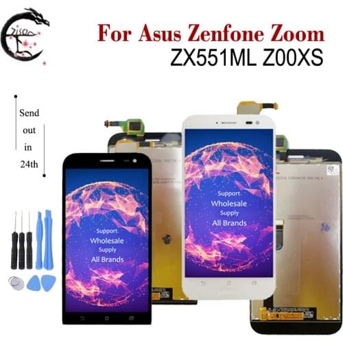5.5" New LCD For Asus Zenfone Zoom ZX551ML Z00XS Display Screen Touch Sensor Digitizer Assembly For ASUS ZX551ML Z00XS Screen
