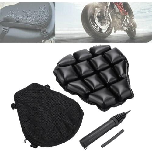 1set Air Pad Motorcycle Cool Seat Cover Seat Sunscreen Mat Electric Car Inflatable Decompression Office Air Cushion