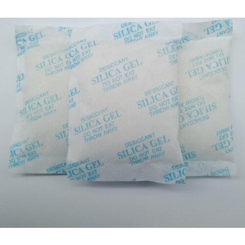 100Pcs 10g Silica Desiccant Moisture Absorber Dry Damp-Proof Corrosion Prevention(Sky-Blue)