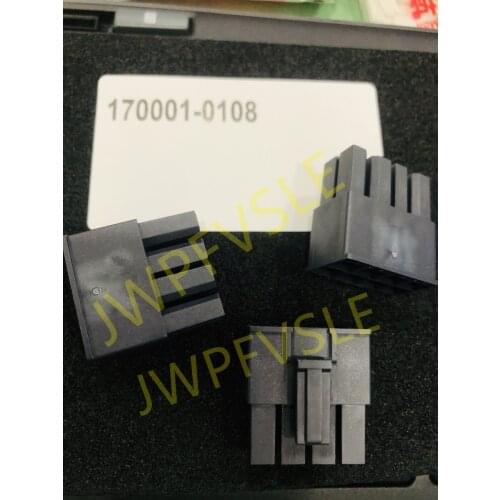 170001-0108 8 Rectangular Connectors - Housings Receptacle Black 0.224" (5.70mm)