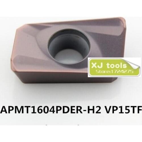 50pcs APMT1604PDER-H2 VP15TF /APMT1604PDER-H2 VP15TF Carbide Milling Inserts,Suitable for Face Mill BAP400R Series Lathe Tool
