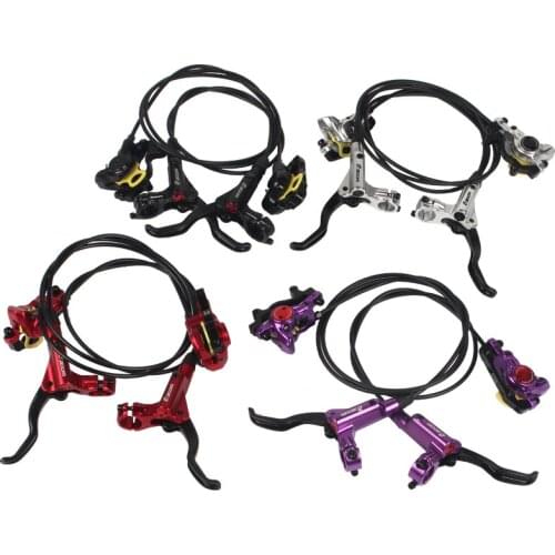 MTB Road Bike Hydraulic Disc Brake Calipers Front Rear 800/1400mm Mountain Bicycle Oil Pressure Disc Brake Set Bicycle Parts