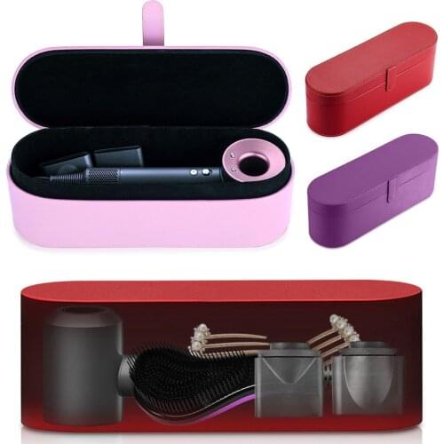 New Supersonic Dyson Hair Dryer Case PU Leather Storage Cover Organiser Box For Home Hair Dryer Storage Boxes