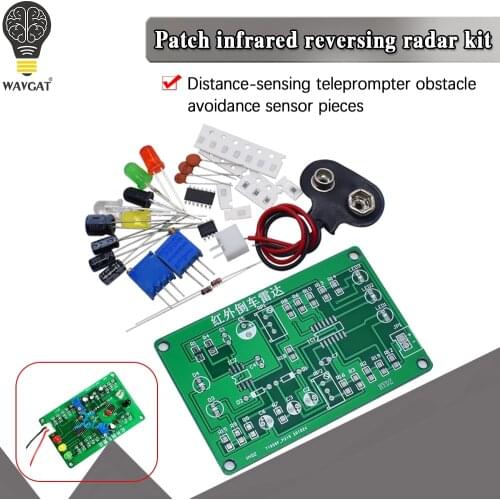 Patch infrared reversing radar kit DIY electronic production range sensing reminder obstacle avoidance sensor student training