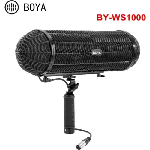 BOYA WS1000 condenser microphone for Camera Video Studio recording studio mic for Canon Nikon Youtube condenser microphone