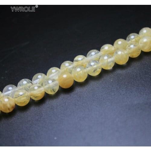 Round Watermelon Rutilate Crystal Beads For Jewelry Making Bracelet Material Glass 4/ 6/8/10 /12 mm Strand 15'' Wholesale Lots