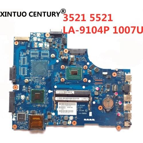 LA-9104P Laptop motherboard for DELL Inspirion 15R 3521 5521 1007U PC Mainboard CN-0671DP 0671DP VAW00 LA-9104P full tesed DDR3
