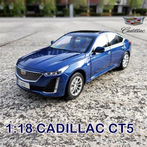 Large Size 1:18 Cadillac ct5 Alloy Car Model Diecasts Toy Vehicle Simulation Metal Car Model Miniature Scale Model Car Kids Gift