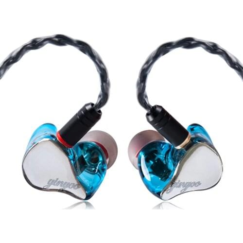 Yinyoo HX3 2BA+1DD Hybrid 3 Unit In Ear Earphone HIFI DJ Monitor Earphone Earbud Headset With MMCX Detachable Cable