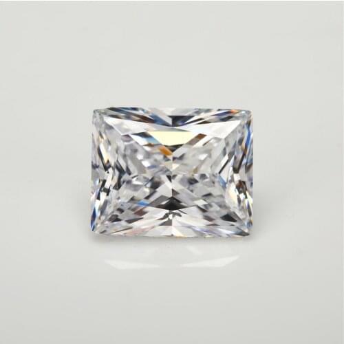 Wholesale 1.5x2.5~2.5x5mm Rectangle Shape Princess Cut AAAAA White Color Loose Cubic Zirconia Gems CZ Stone