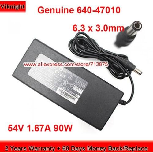 Genuine 640-47010 90W Charger 54V 1.67A AC Adapter MA-PWR-90WAC for MERAKI MX65 MX65W Power Supply