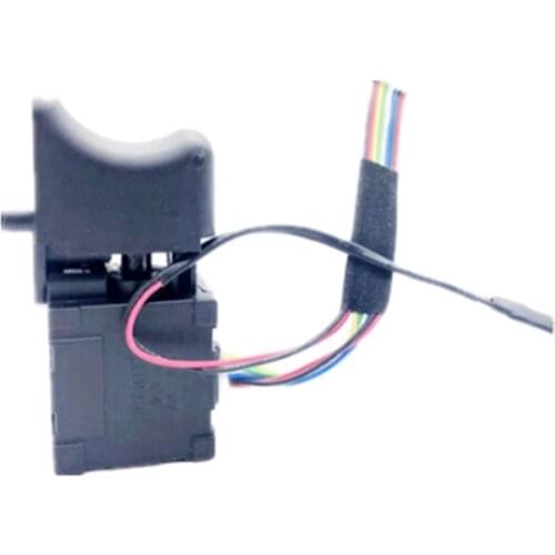 7.2V-24V Electric Drill Switch Adjustable Drill Speed Controller Brushless CW/CCW Cordless Drill Trigger Switch With Light