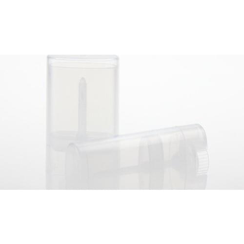 50pcs wholesale 15ml PP plastic empty lipstick tube, white or clear 15ml lip balm bottles, empty Lipstick 15ml container