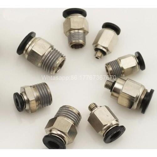 Pneumatic air straight fitting 4mm thread M5 PC4-M5 One touch hose connector