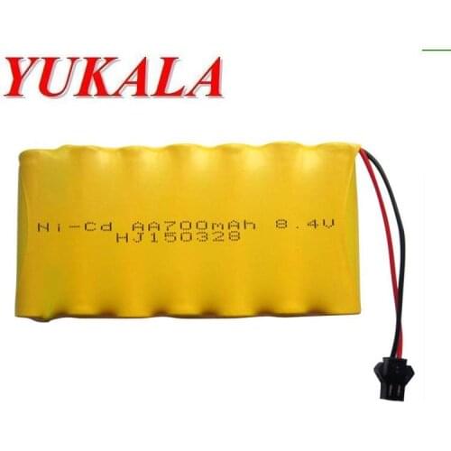 RC Truck/ RC car/ RC boat/ RC tank 8.4V 700mAh Ni-CD AA battery with SM plug