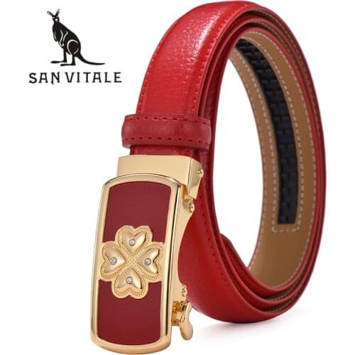 Womens belts genuine leather designer High quality belt women luxury straps fashion automatic reversible waistband for Dress