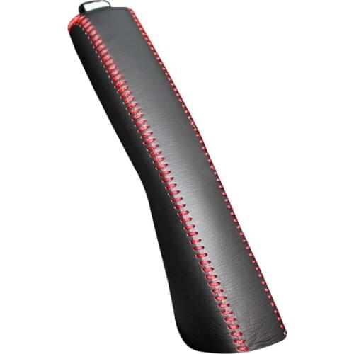 Genuine Leather Handbrake Grips For Hyundai Rohens Coupe Natural leather cover on the handbrake car accessories interior
