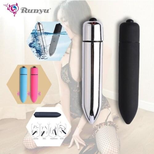 Runyu 4 Colors 10 Speeds Bullet Mini Vibrators for Women Cunt Clitoris Stimulator Dildo Vibrators the Members for Sex Shop