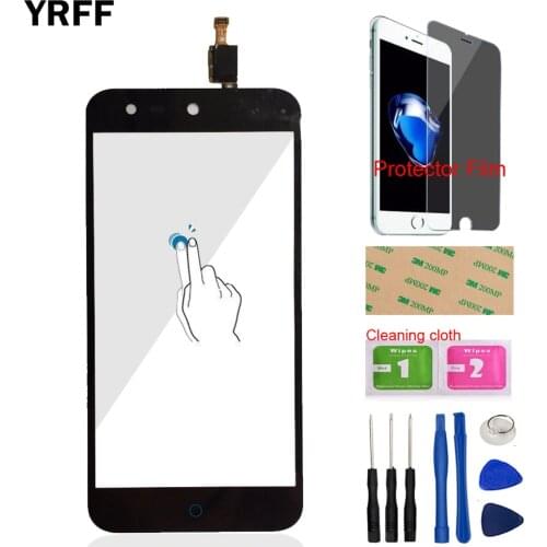 Touch Front For ZTE Blade X5 / Blade D3 T630 Touch Screen Digitizer Panel Glass Mobile Tools Protecotr Film + Adhesive
