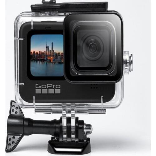 Suitable for GoPro Hero 9 Black 196.9-Foot Waterproof Case for Underwater Diving Shell With Bracket Accessory for Go Pro Hero9