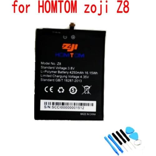 High Quality zoji Z8 Battery 4250 mAhfor HOMTOM zoji Z8 iMobile phone