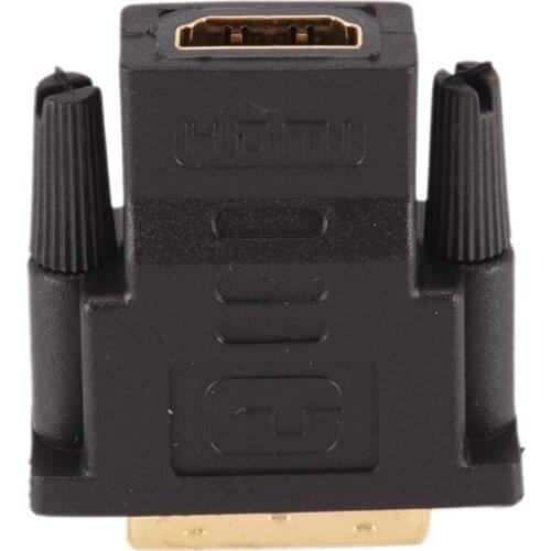 High Quality DVI-D 24+1 Dual Link Male to HDMI Female Adapter Converter Connector for PC PS3 Projector TV Box